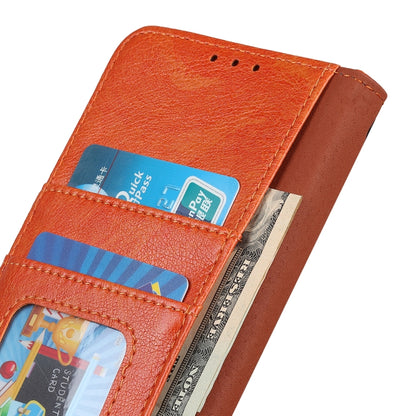 For iPhone 13 Pro Max Nappa Texture Horizontal Flip Leather Case with Holder & Card Slots & Wallet (Orange) by buy2fix