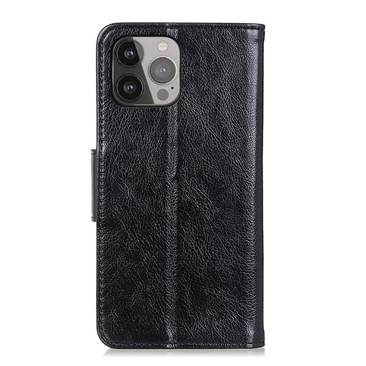 For iPhone 13 Pro Max Nappa Texture Horizontal Flip Leather Case with Holder & Card Slots & Wallet (Black) by buy2fix