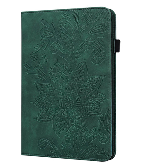 For Lenovo Tab M10 HD Gen 2 Lace Flower Embossing Pattern Horizontal Flip Leather Case with Holder & Card Slots & Wallet & Photo Frame(Green) - Lenovo by buy2fix | Online Shopping UK | buy2fix