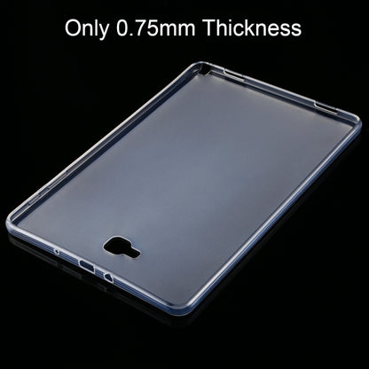 For Galaxy Tab A 10.1 (2016) / P580 0.75mm Ultrathin Outside Glossy Inside Frosted TPU Soft Protective Case - Tab A 10.1 by buy2fix | Online Shopping UK | buy2fix