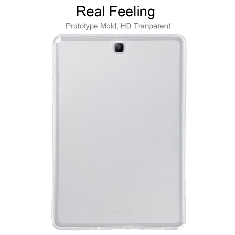 For Galaxy Tab A 9.7 T550 0.75mm Ultrathin Outside Glossy Inside Frosted TPU Soft Protective Case - Other Galaxy Tab PC by buy2fix | Online Shopping UK | buy2fix