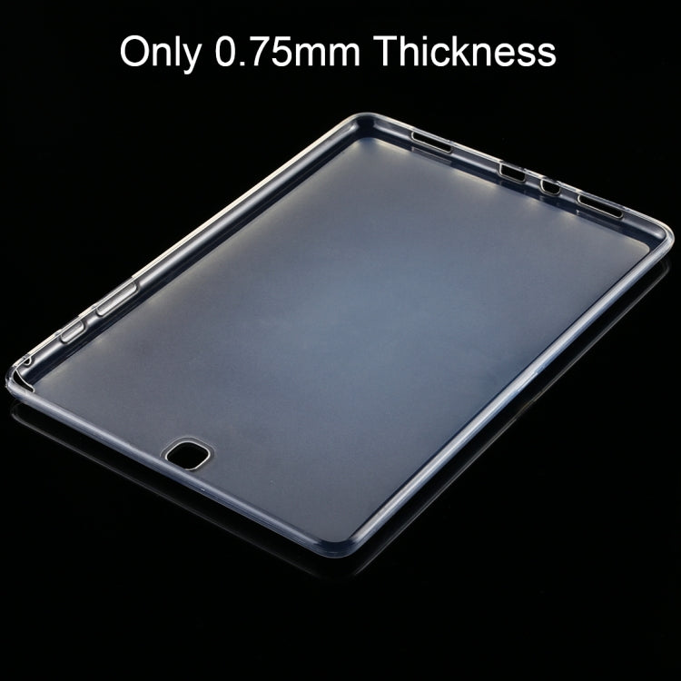 For Galaxy Tab A 9.7 T550 0.75mm Ultrathin Outside Glossy Inside Frosted TPU Soft Protective Case - Other Galaxy Tab PC by buy2fix | Online Shopping UK | buy2fix