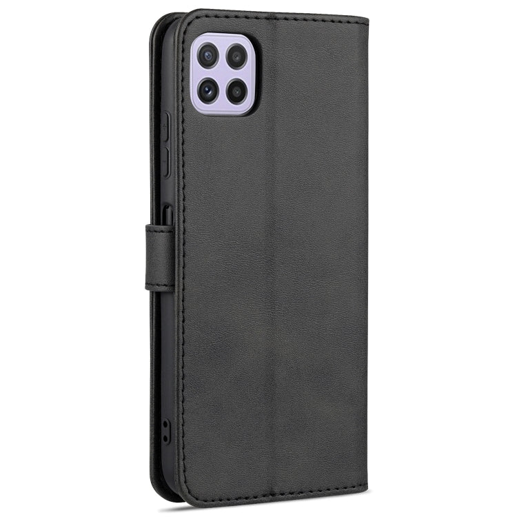 For Samsung Galaxy A22 5G AZNS Skin Feel Calf Texture Horizontal Flip Leather Case with Card Slots & Holder & Wallet(Black) - Galaxy Phone Cases by AZNS | Online Shopping UK | buy2fix