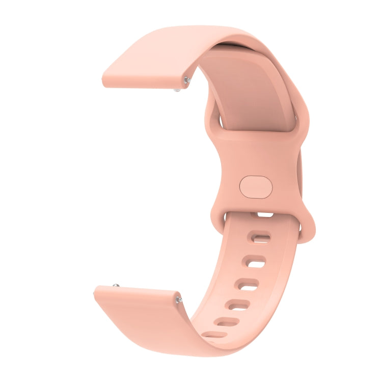 For Huawei Watch 3 / Watch 3 Pro Internal Reverse Buckle Silicone Watch Band, Size:22mm(Pink) by buy2fix
