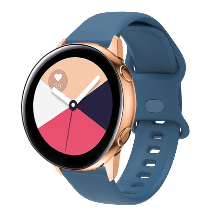 For Huawei Watch 3 / Watch 3 Pro Internal Reverse Buckle Silicone Watch Band, Size:22mm(Blue) by buy2fix