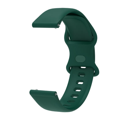 For Huawei Watch 3 / Watch 3 Pro Internal Reverse Buckle Silicone Watch Band, Size:22mm(Green) by buy2fix