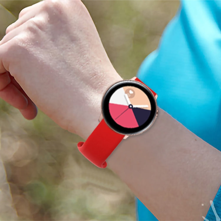 For Huawei Watch 3 / Watch 3 Pro Internal Reverse Buckle Silicone Watch Band, Size:22mm(Pink) by buy2fix