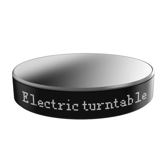 Intelligent APP Screen Display Electric Rotating Turntable Mirror Display Stand Live Broadcast Video Shooting Props Turntable(White Light) -  by buy2fix | Online Shopping UK | buy2fix