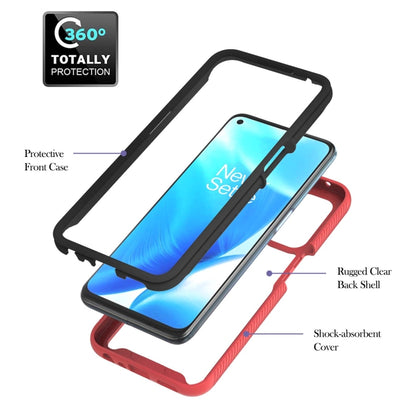 For OPPO A54 5G / A74 5G / A93 5G Starry Sky Solid Color Series Shockproof PC + TPU Protective Case with Ring Holder & Magnetic Function(Red) by buy2fix