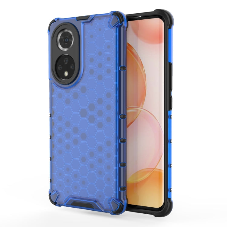 For Honor 50 Shockproof Honeycomb PC + TPU Protective Case(Blue) - Honor Cases by buy2fix | Online Shopping UK | buy2fix
