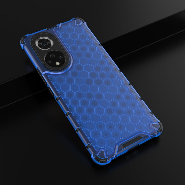 For Honor 50 Shockproof Honeycomb PC + TPU Protective Case(Blue) - Honor Cases by buy2fix | Online Shopping UK | buy2fix