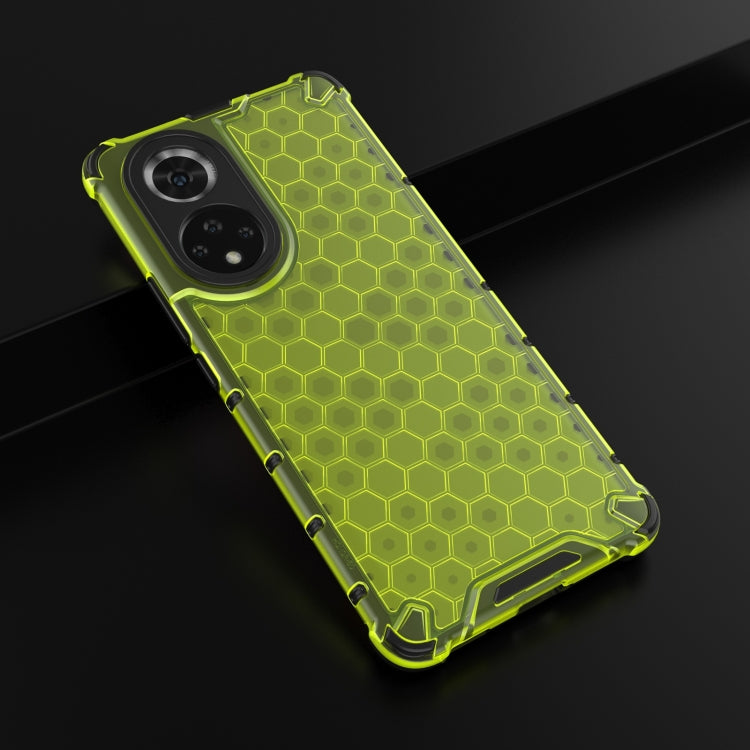 For Honor 50 Shockproof Honeycomb PC + TPU Protective Case(Green) - Honor Cases by buy2fix | Online Shopping UK | buy2fix