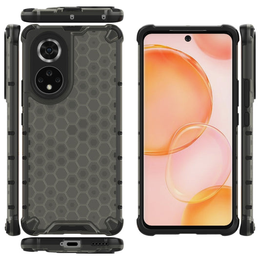 For Honor 50 Shockproof Honeycomb PC + TPU Protective Case(Black) - Honor Cases by buy2fix | Online Shopping UK | buy2fix