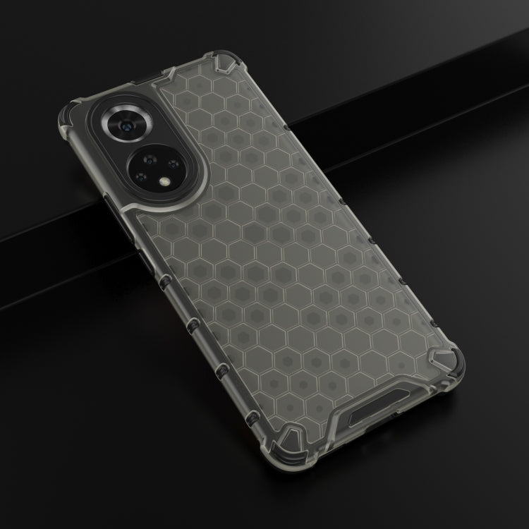 For Honor 50 Shockproof Honeycomb PC + TPU Protective Case(Black) - Honor Cases by buy2fix | Online Shopping UK | buy2fix