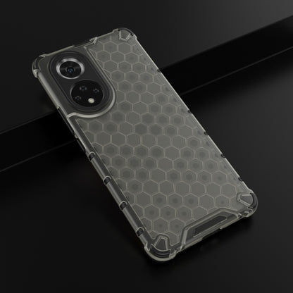 For Honor 50 Shockproof Honeycomb PC + TPU Protective Case(Black) - Honor Cases by buy2fix | Online Shopping UK | buy2fix