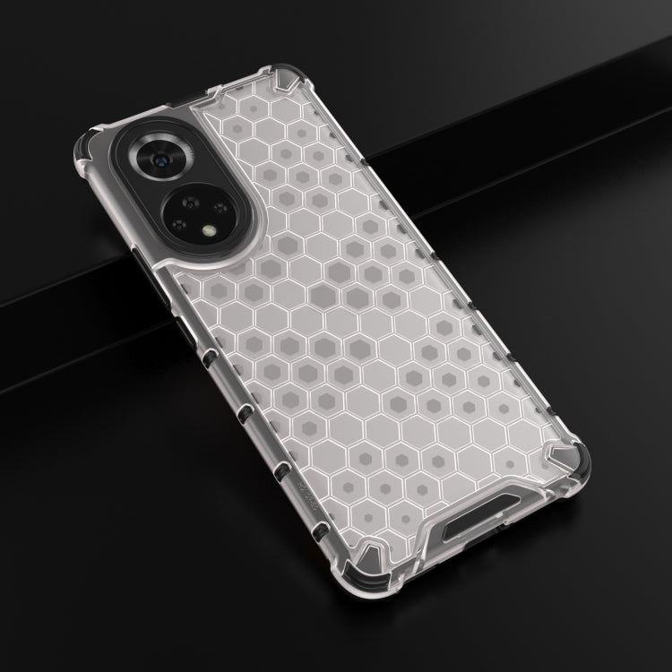 For Honor 50 Shockproof Honeycomb PC + TPU Protective Case(White) - Honor Cases by buy2fix | Online Shopping UK | buy2fix