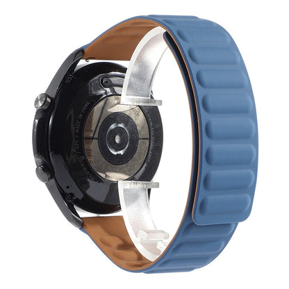 For Samsung Galaxy Watch 3 41mm Silicone Magnetic Watch Band(Midnight Blue) - Watch Bands by buy2fix | Online Shopping UK | buy2fix