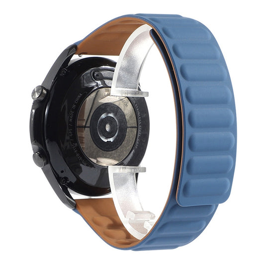For Samsung Galaxy Watch 3 41mm Silicone Magnetic Watch Band(Midnight Blue) - Watch Bands by buy2fix | Online Shopping UK | buy2fix