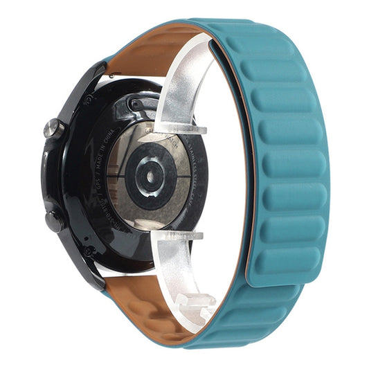 For Samsung Galaxy Watch 3 45mm Silicone Magnetic Watch Band(Cape Blue) - Watch Bands by buy2fix | Online Shopping UK | buy2fix