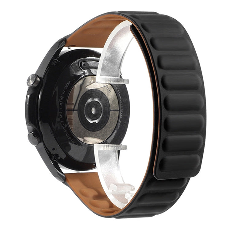 For Huawei Watch 3 / 3 Pro Silicone Magnetic Watch Band(Black) by buy2fix