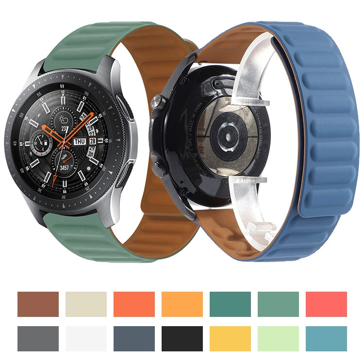 For Huawei Watch 3 / 3 Pro Silicone Magnetic Watch Band(Black) by buy2fix