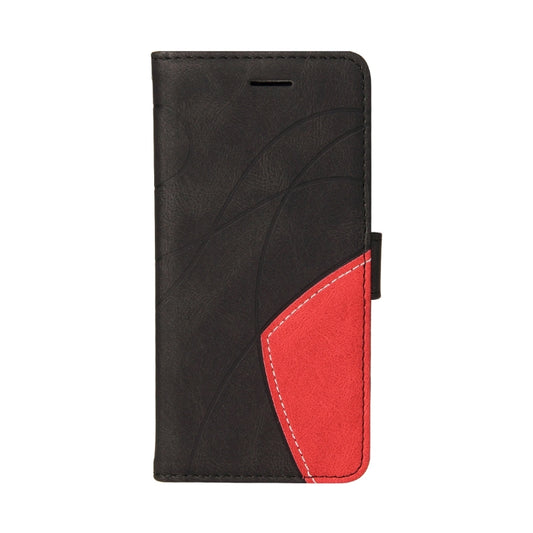 For Motorola Moto G9 Power Dual-color Splicing Horizontal Flip PU Leather Case with Holder & Card Slots & Wallet(Black) - Motorola Cases by buy2fix | Online Shopping UK | buy2fix