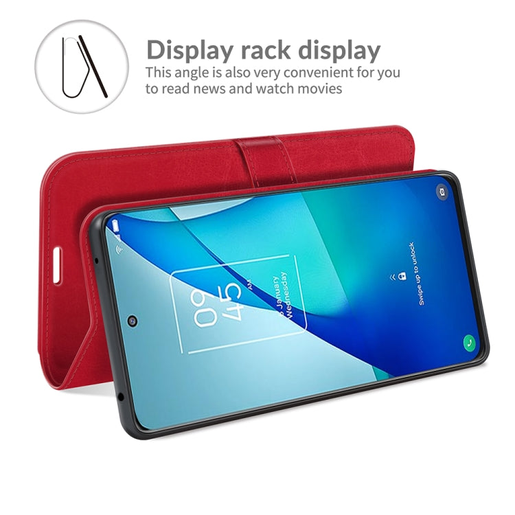For TCL 20S / 20 5G / 20L R64 Texture Single Horizontal Flip Protective Case with Holder & Card Slots & Wallet& Photo Frame(Red) - TCL by buy2fix | Online Shopping UK | buy2fix