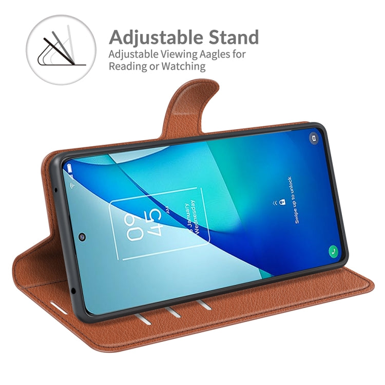 For TCL 20S / 20 5G / 20L Litchi Texture Horizontal Flip Protective Case with Holder & Card Slots & Wallet(Brown) - TCL by buy2fix | Online Shopping UK | buy2fix