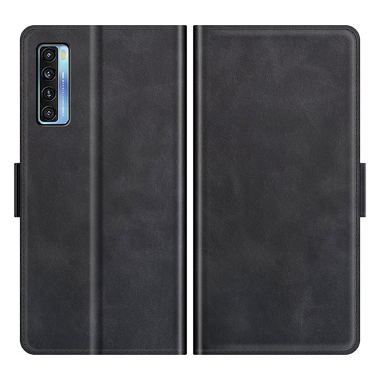 For TCL 20S / 20 5G / 20L Dual-side Magnetic Buckle Horizontal Flip Leather Case with Holder & Card Slots & Wallet(Black) - TCL by buy2fix | Online Shopping UK | buy2fix