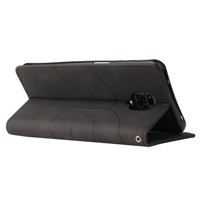 For Xiaomi Redmi Note 9 Pro / Note 9 Pro Max Dual-color Splicing Horizontal Flip PU Leather Case with Holder & Card Slots & Wallet(Black) - Xiaomi Cases by buy2fix | Online Shopping UK | buy2fix