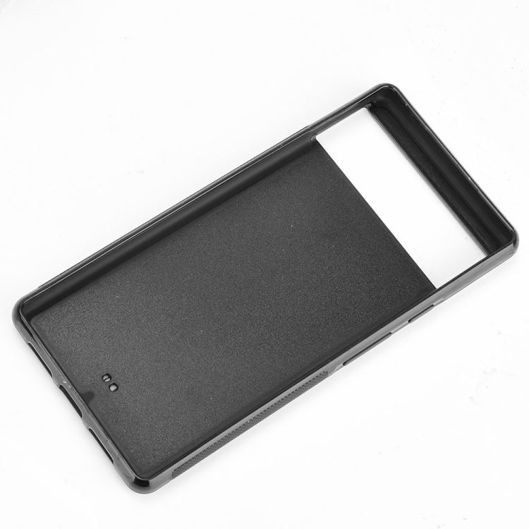 For Google Pixel 6 Pro Shockproof Sewing Cow Skin Texture PC + PU + TPU Case(Black) - Google Cases by buy2fix | Online Shopping UK | buy2fix