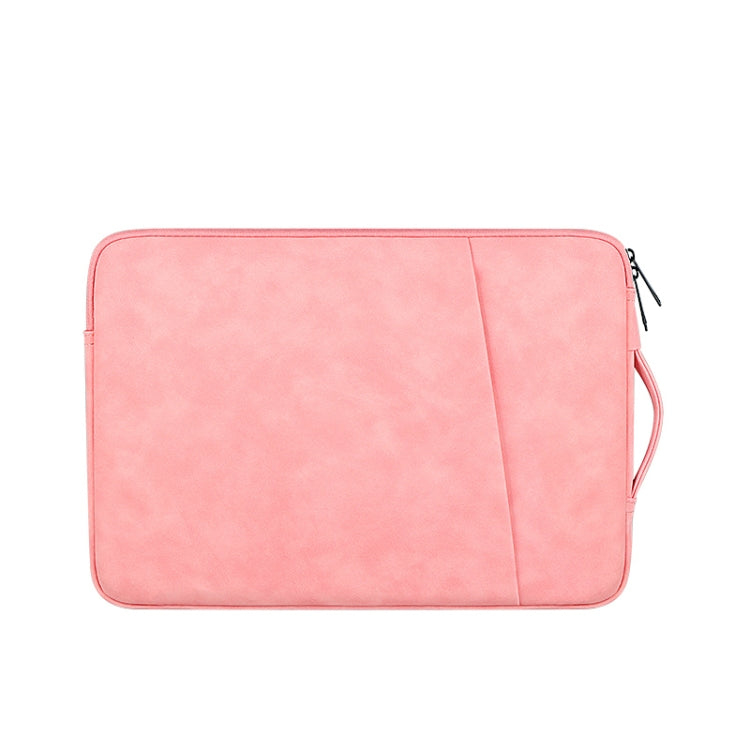ND08 Sheepskin Notebook Iner Bag, Size:14.1-15.4 inch(Pink) by buy2fix
