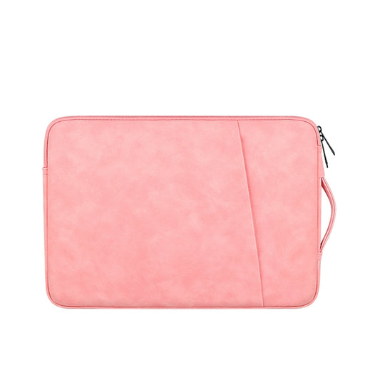 ND08 Sheepskin Notebook Iner Bag, Size:14.1-15.4 inch(Pink) by buy2fix