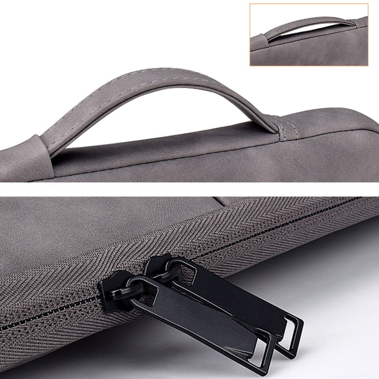 ND08 Sheepskin Notebook Iner Bag, Size:14.1-15.4 inch(Deep Space Gray) by buy2fix