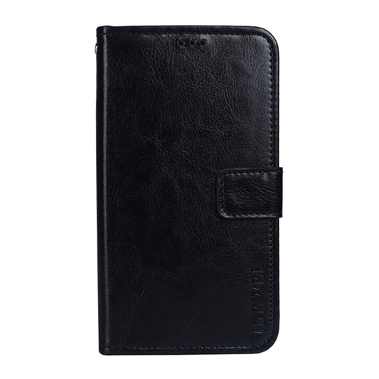 For ZTE Blade A51 idewei Crazy Horse Texture Horizontal Flip Leather Case with Holder & Card Slots & Wallet(Black) - ZTE Cases by idewei | Online Shopping UK | buy2fix