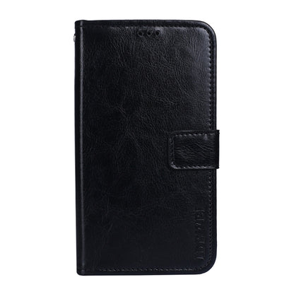 For ZTE Blade A71 idewei Crazy Horse Texture Horizontal Flip Leather Case with Holder & Card Slots & Wallet(Black) - ZTE Cases by idewei | Online Shopping UK | buy2fix