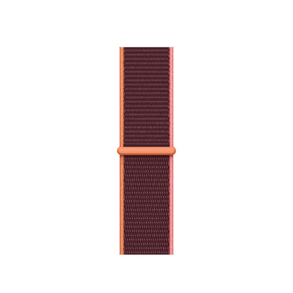 Loop Type Sport Watch Band For Apple Watch Series 9&8&7 41mm / SE 3&SE 2&6&SE&5&4 40mm / 3&2&1 38mm(Plum) - Watch Bands by buy2fix | Online Shopping UK | buy2fix
