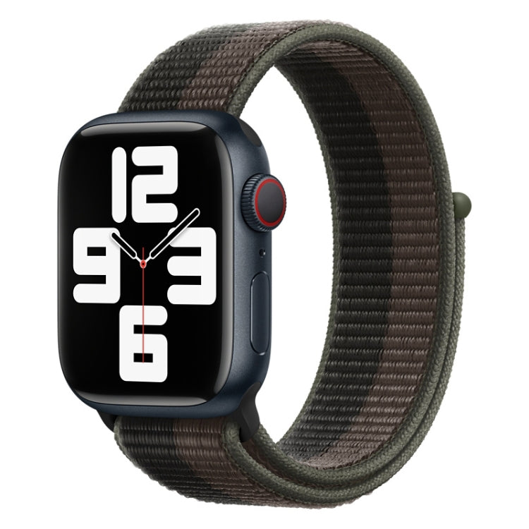 Loop Type Sport Watch Band For Apple Watch Ultra 49mm&Watch Ultra 2 49mm / Series 9&8&7 45mm / SE 3&SE 2&6&SE&5&4 44mm / 3&2&1 42mm (Black Grey) by buy2fix