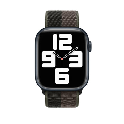 Loop Type Sport Watch Band For Apple Watch Ultra 49mm&Watch Ultra 2 49mm / Series 9&8&7 45mm / SE 3&SE 2&6&SE&5&4 44mm / 3&2&1 42mm (Black Grey) by buy2fix