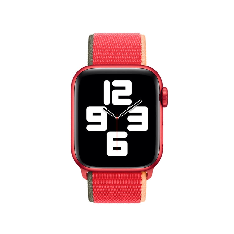 Loop Type Sport Watch Band For Apple Watch Ultra 49mm&Watch Ultra 2 49mm / Series 9&8&7 45mm / SE 3&SE 2&6&SE&5&4 44mm / 3&2&1 42mm(Red) - Watch Bands by buy2fix | Online Shopping UK | buy2fix