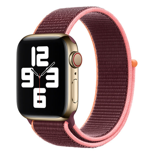 Loop Type Sport Watch Band For Apple Watch Ultra 49mm&Watch Ultra 2 49mm / Series 9&8&7 45mm / SE 3&SE 2&6&SE&5&4 44mm / 3&2&1 42mm(Plum) by buy2fix