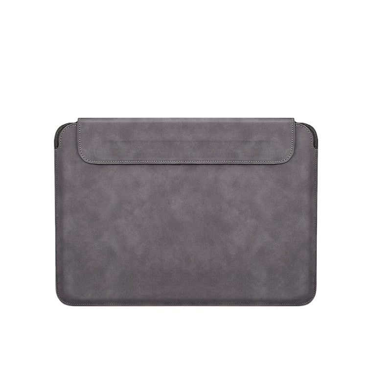 PU03 Lightweight Sheepskin Notebook Liner Bag, Size:14.1-15.4 inch(Deep Space Gray) by buy2fix