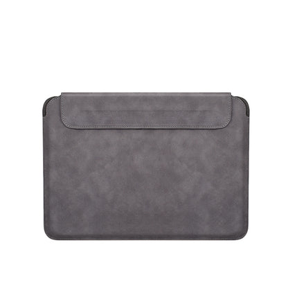 PU03 Lightweight Sheepskin Notebook Liner Bag, Size:14.1-15.4 inch(Deep Space Gray) by buy2fix