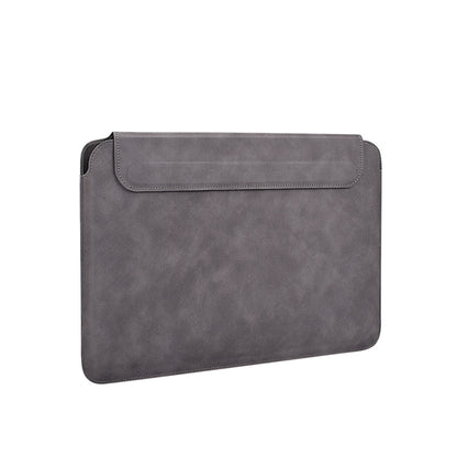 PU03 Lightweight Sheepskin Notebook Liner Bag, Size:14.1-15.4 inch(Deep Space Gray) by buy2fix