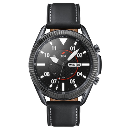 For Samsung Galaxy Watch 3 41mm Smart Watch Wave Texture Bezel Ring(Black) - Watch Cases by ENKAY | Online Shopping UK | buy2fix