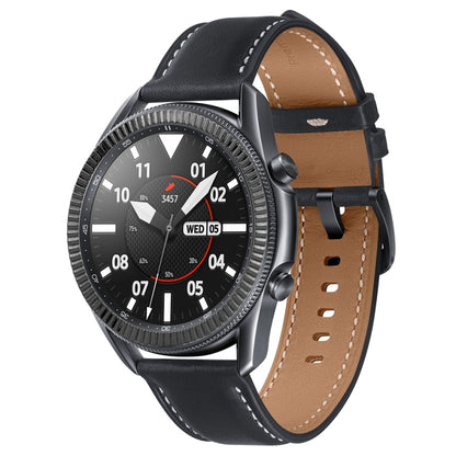 For Samsung Galaxy Watch 3 41mm Smart Watch Wave Texture Bezel Ring(Black) - Watch Cases by ENKAY | Online Shopping UK | buy2fix