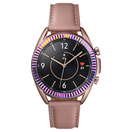 For Samsung Galaxy Watch 3 41mm Smart Watch Wave Texture Bezel Ring(Colorful) - Watch Cases by ENKAY | Online Shopping UK | buy2fix