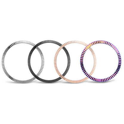 For Samsung Galaxy Watch 3 41mm Smart Watch Wave Texture Bezel Ring(Black) - Watch Cases by ENKAY | Online Shopping UK | buy2fix