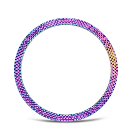 For Samsung Galaxy Watch 3 45mm Smart Watch Rhombus Texture Bezel Ring(Colorful) - Watch Cases by ENKAY | Online Shopping UK | buy2fix