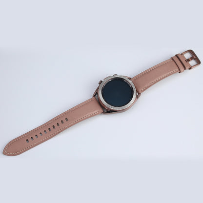 For Samsung Galaxy Watch 3 45mm Smart Watch Rhombus Texture Bezel Ring(Silver) - Watch Cases by ENKAY | Online Shopping UK | buy2fix